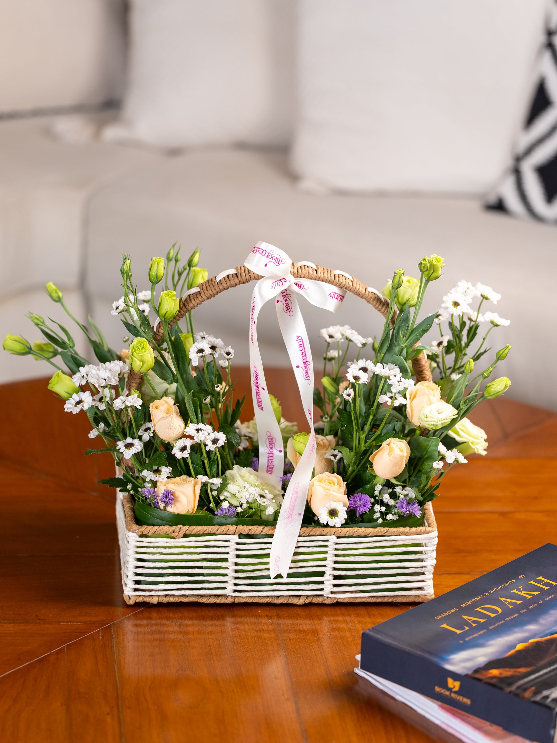 Bloom Basket - Basket Bouquet by BloomsOnly - Pune's #1 Flower delivery website