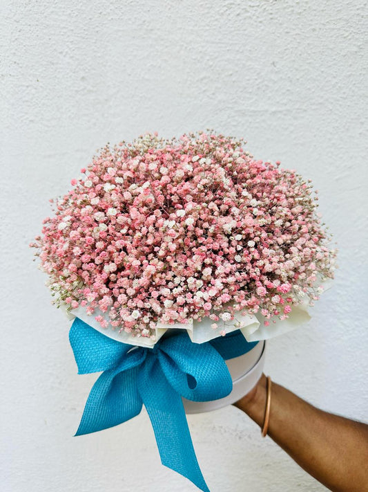 Pink Spry Box Bouquet by BloomsOnly, Pune's number 1 flower delivery website