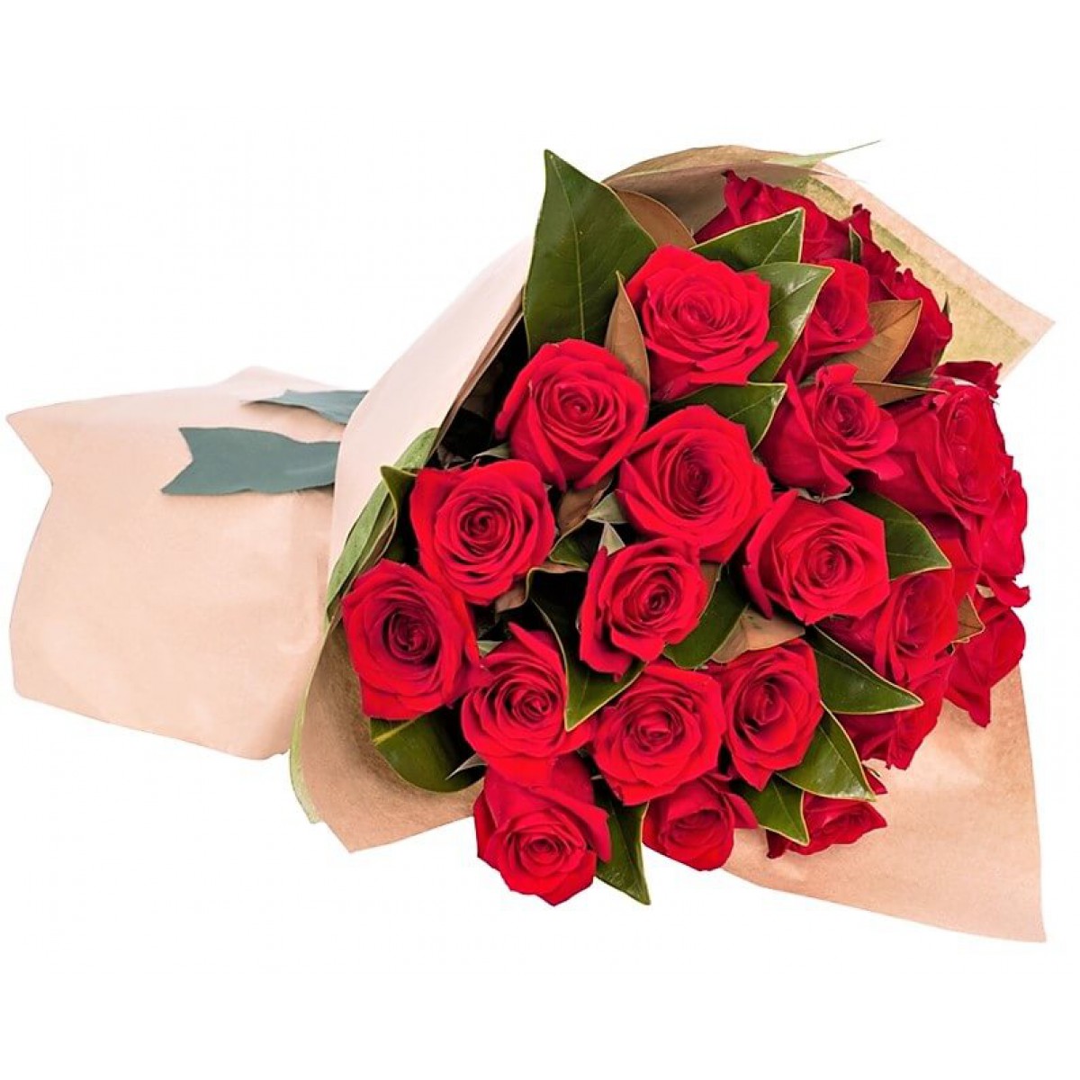 Valentine's Special 25 Red Roses Bouquet Online | Blooms Only