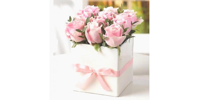 Pink Beauty - 15 Pink Roses Bouquet