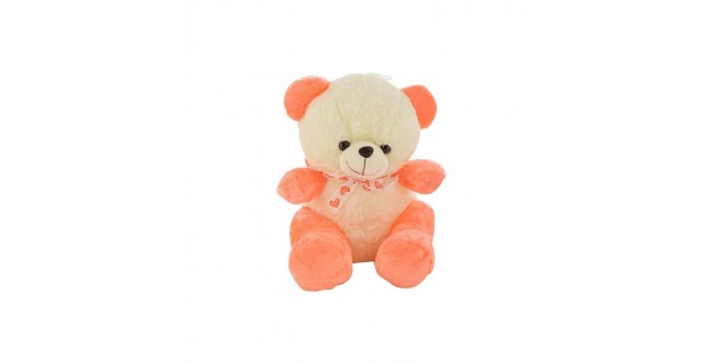 small orange teddy