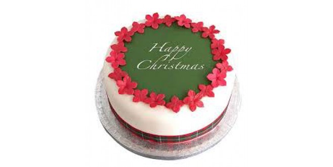 Christmas Fondant Cake Chocolate