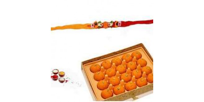 Rakhi And Motichur Ladoo