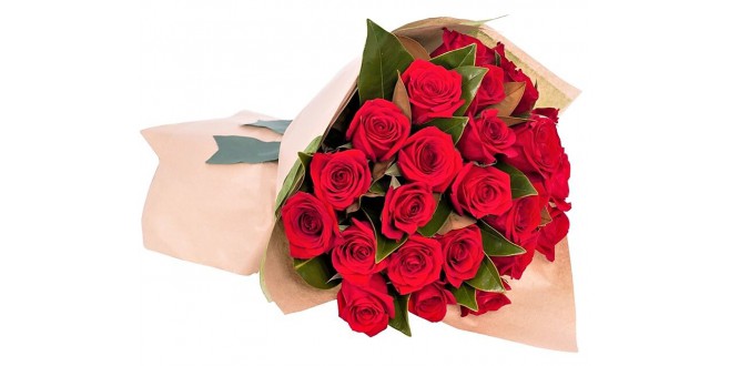 Valentine's Special 25 Red Roses Bouquet