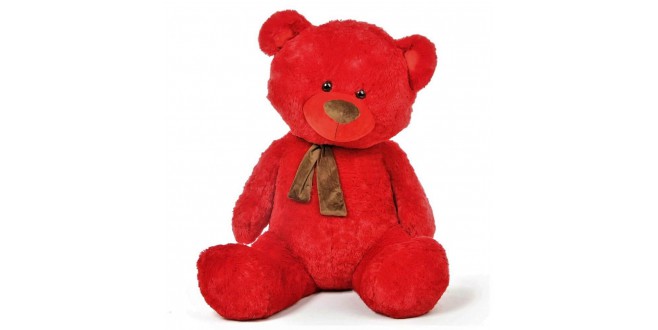 Lovable Red Teddy Bear