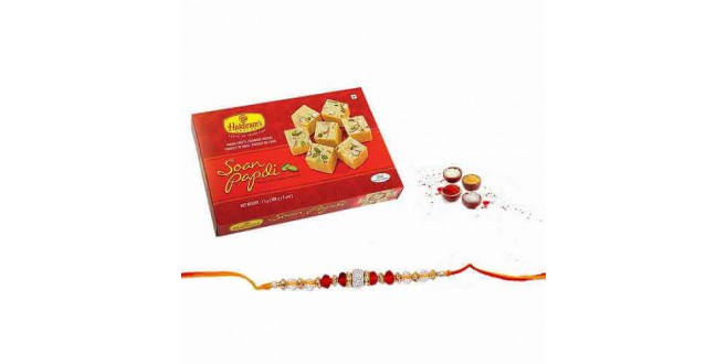 Rakhi And Soan Papdi Combo