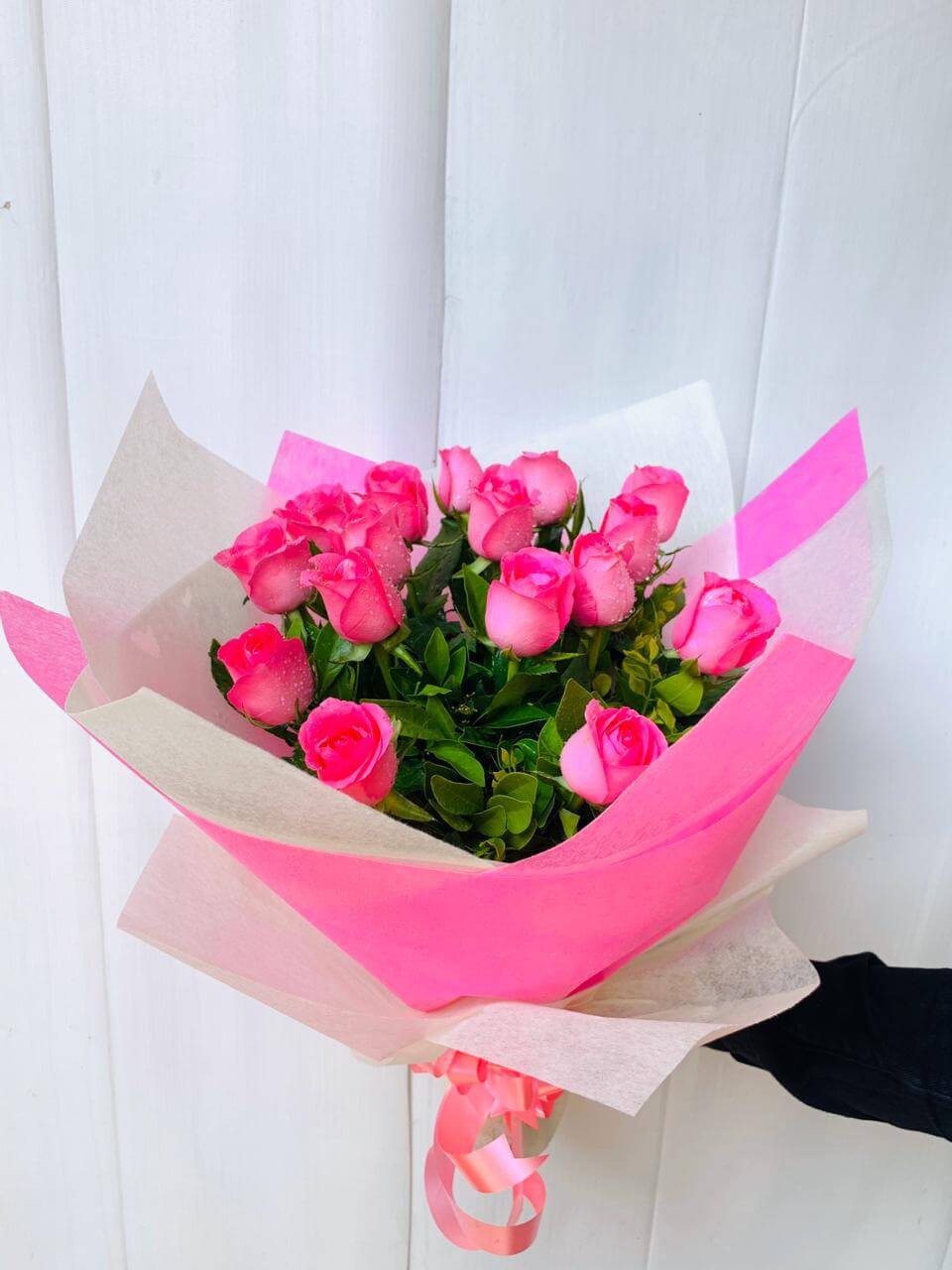 Buy Blush 15 Pink Roses Bouquet for Her | Blooms Only