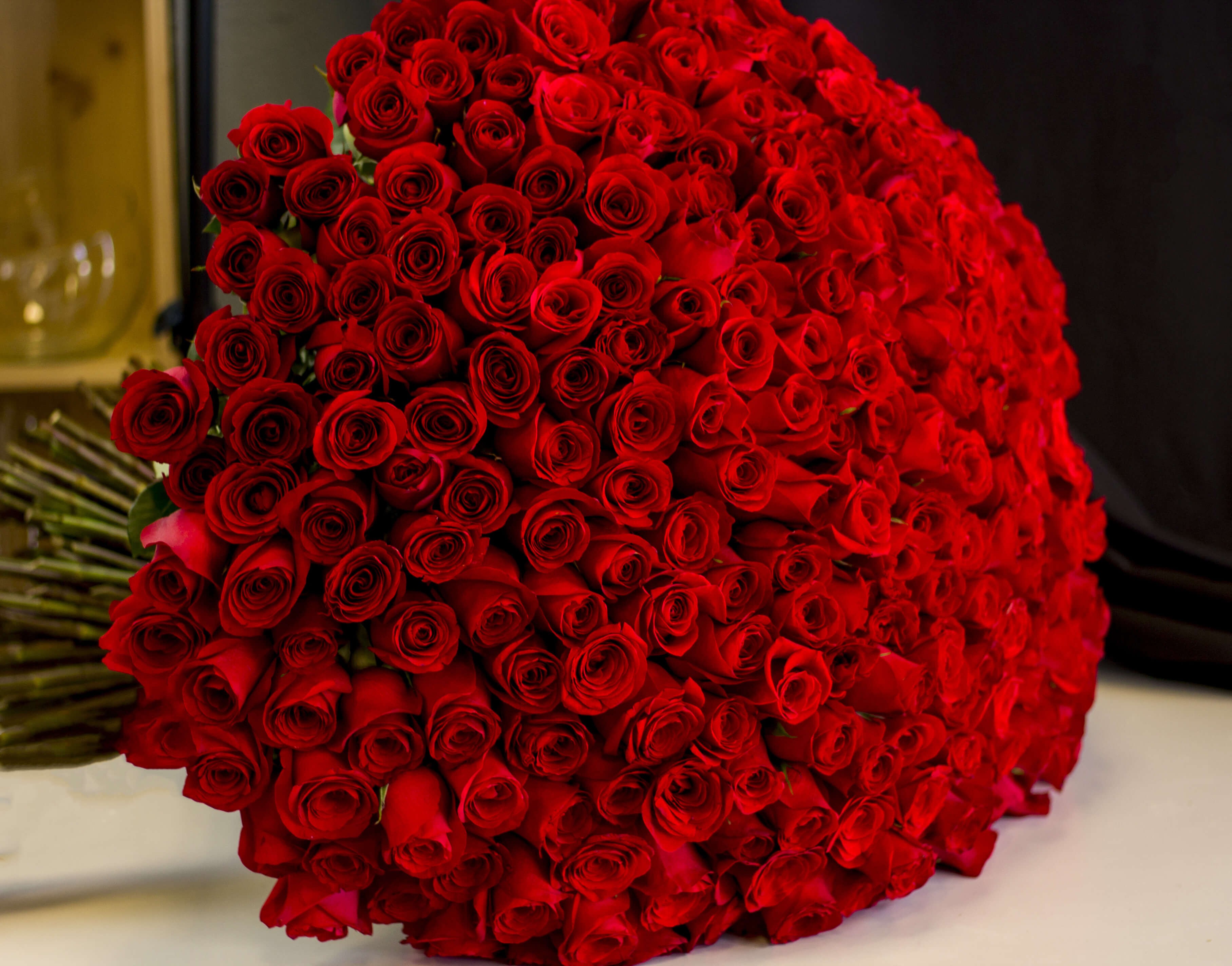 Special Valentine's 300 Red Roses Bouquet 