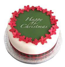Christmas Fondant Cake Chocolate