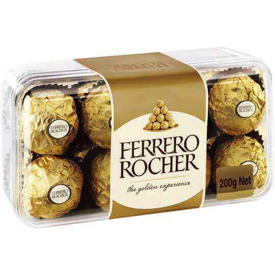 Ferrero Rocher - Chocolate (16 Pcs) 200 gm Box