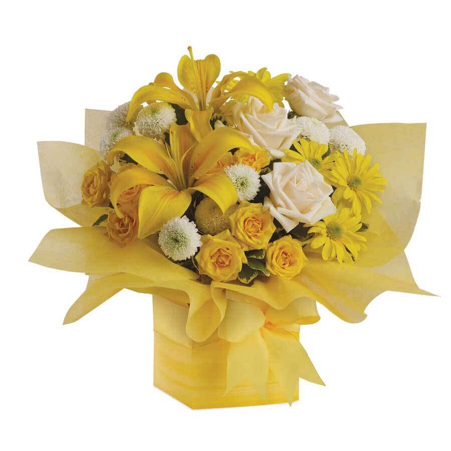 Mix Yellow Flower Arrangements