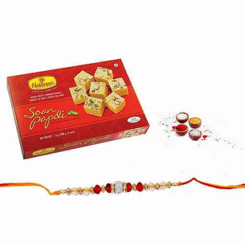 Rakhi And Soan Papdi Combo