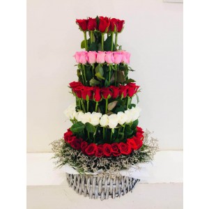 Royal Arrangement - 80 Roses