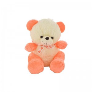 small orange teddy