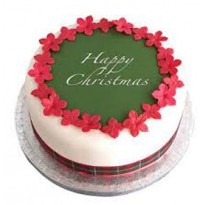 Christmas Fondant Cake Chocolate