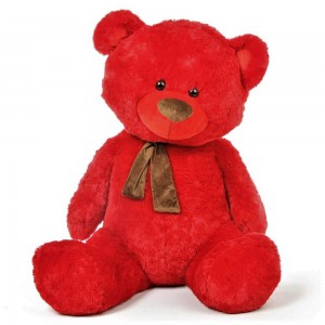 Lovable Red Teddy Bear