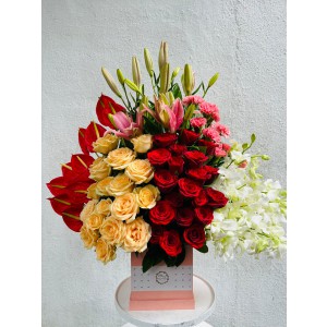 Radiance of Romance” Luxe Floral Arrangement