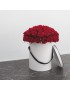 Soulmate - 80 Premium Red Roses White Box Bouquet
