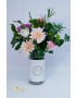 Mixed Flower Vase Bouquet with White Rose