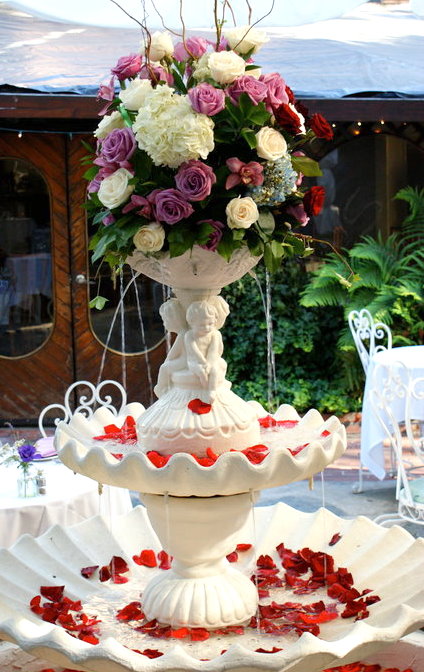 flower fountain