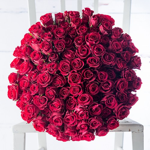 large bouquet of roses