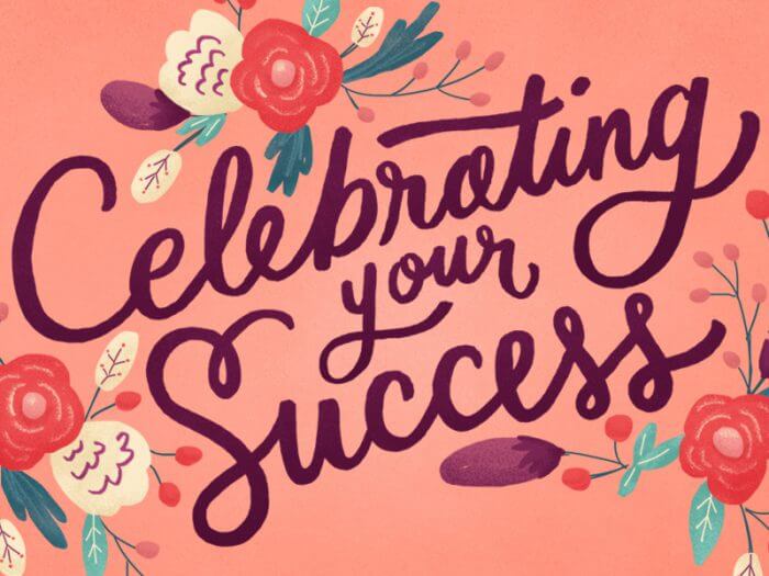 celebrating success