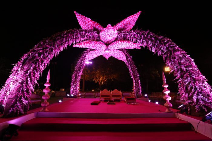 Sky of blossoms Mandap