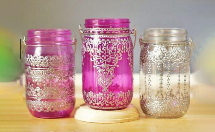 Glass Jar Lanterns