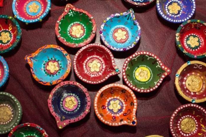 Hand-crafted Diyas