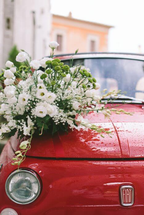 vintage style Car Flower Decoration Services