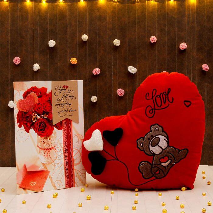 romantic greeting card