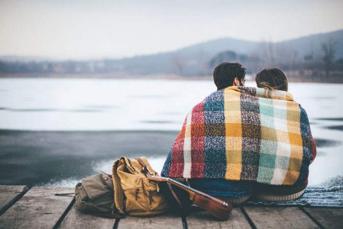 Outdoor romantic date